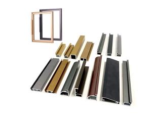 Quality 5052 Aluminium Cabinet Door Frame Handle Profiles Fabrication wholesale