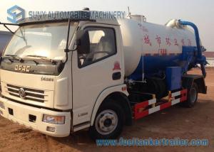 Quality Dongfeng Q235 Carbon Steel Tank Sewage Suction Tanker Truck 4X2 wholesale