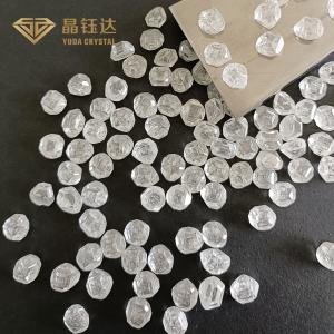 Quality Lab Grown Diamond 3-4 Carat White Rough HPHT Synthetic Diamond wholesale