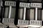 500kg M1 20kg 10kg cast iron test weight for crane, cast iron weight for
