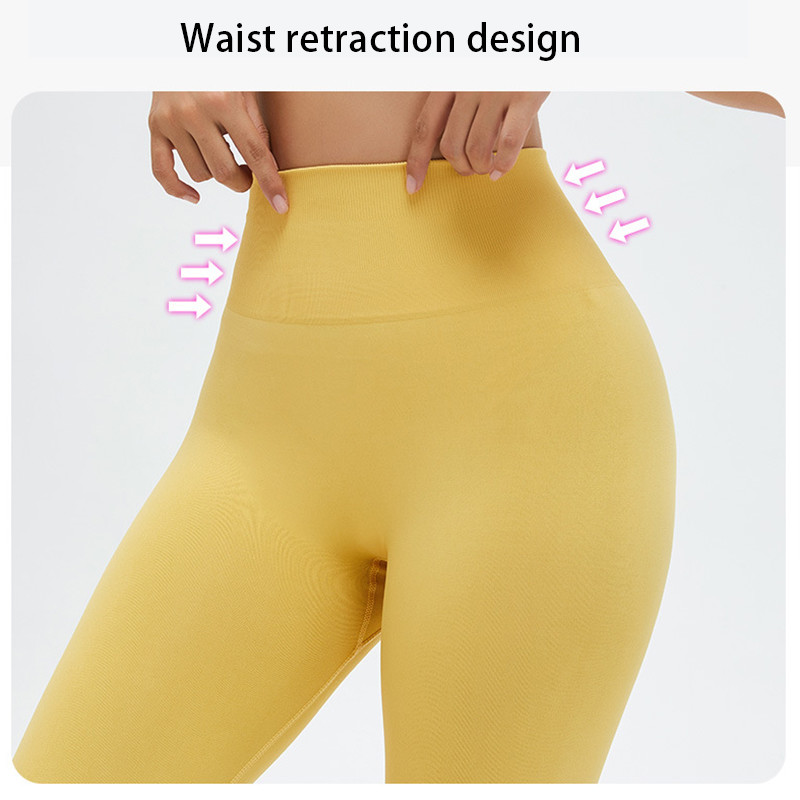 10 colors Nude Seamless Workout Leggings Womens High Waist Tummy Control Yoga Pants