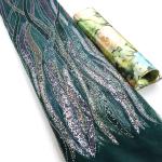 Wholesale price bridal beaded lace fabric mesh african lace fabric for wedding