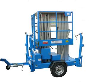 Quality 12m Towable Scissor 300kg Trailer Boom Lift wholesale