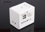 Residential Commercial Travel Power Adapter Five Colors Option Plug With Socket