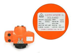Quality Robust Die Cast Aluminum 600Nm IP68 Anti Explosion Actuator wholesale