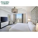 5 Star Elegant Oak Wood Hotel Living Room Furniture