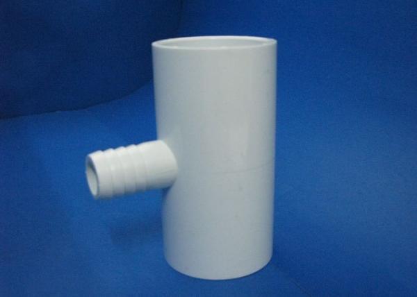 Corrosion Resistance Cross 1.5 Inch PVC Tee Fittings , 3 Way PVC Elbow