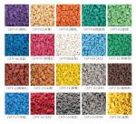 Popular Colorful UV-Resistant EPDM Rubber Granules For Running Track Playgrounds