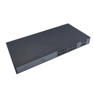 Quality 18 Ports Managed Fiber Switch 100 / 1000m SFP And 8 Ports 10 / 100 / 1000m Ethernet Ports wholesale
