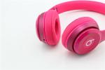 beats Solo 2 Stereo Wired On Ear Pink Headphones- Pre Owned- Excellent Condition