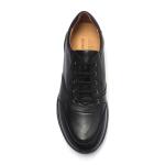 Black Lace Up Anti Skid Mens Leather Casual Shoe