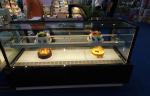 Straight Glass Door Bread Refrigerated Cake Display Double Layer Air Cooling