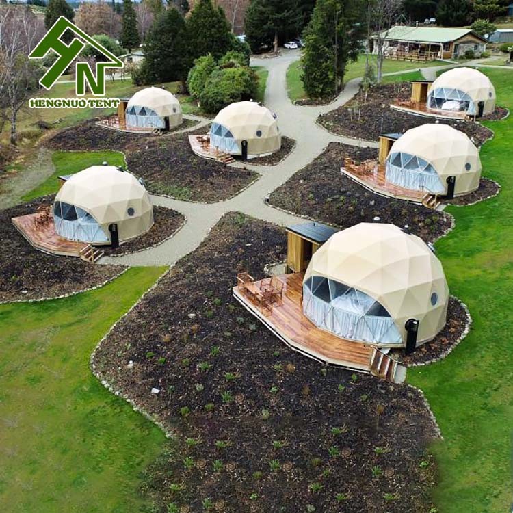 Orange Blue Red Geo Dome Tent Camping Dome Tent