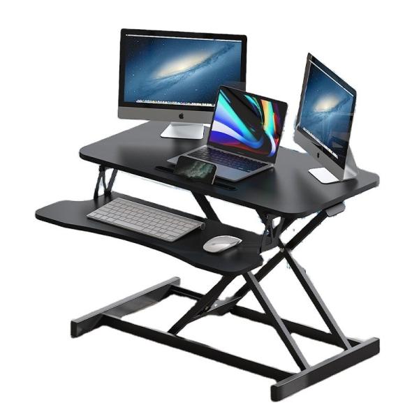 Stainless Steel Standing Folding Lift Table Adjustable Height Office Computer