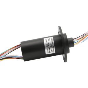Quality 24 Circuit Miniature Slip Ring Compact Capsule Rotary Electrical Interfaces wholesale