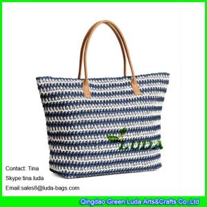 Quality LUDA Women's Straw Handbag Summer Beach Large Tote Bag Travel Shoulder Bag wholesale