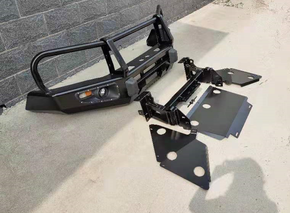 Enhance Your Toyota Tocama with this 210*66*75CM Winch Bull Bar Front Car Bumper