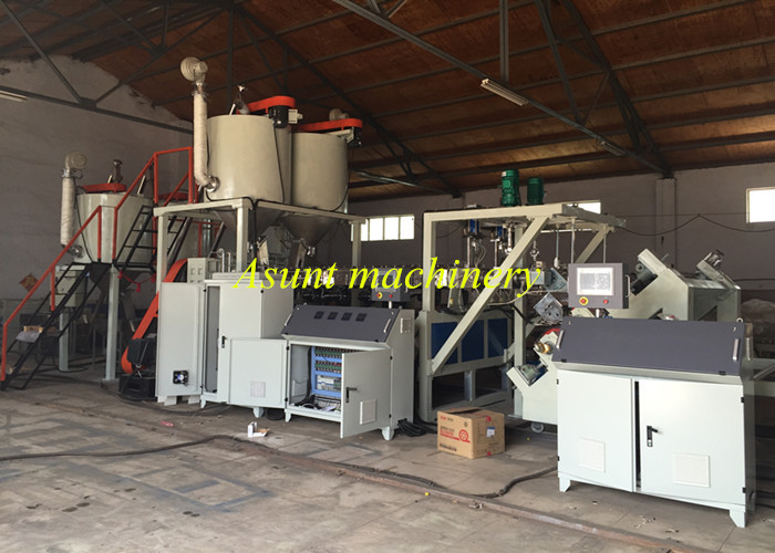 Stable Three Rollers Pet Sheet Production Line , Plastic Sheet Extruder Machine