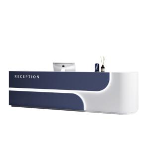 Quality Multifunctional Reception Desk for Lacquer Beauty Salon Bar and Hotel Front Desk wholesale