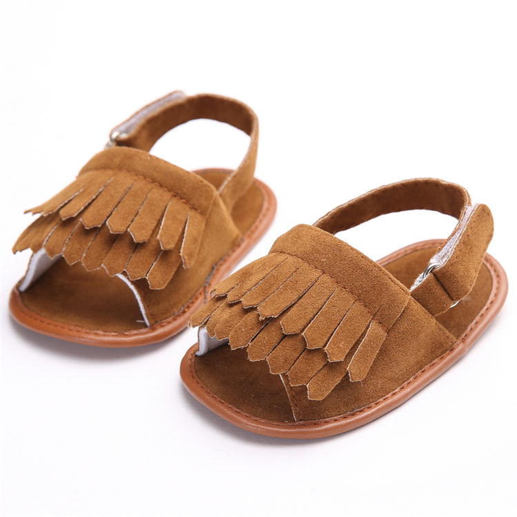 2019 Hot selling infant Sandals Tassel Casual Slipper baby shoes for Boy and Girl