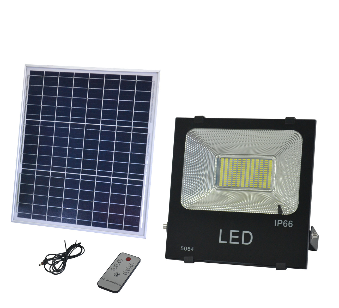50W LED Solar Flood Light with motion sensor aluminum material for garden and building use