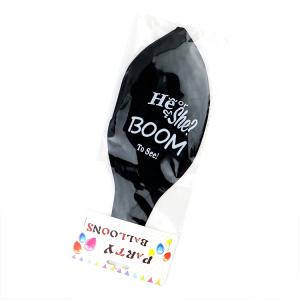 Quality 36&quot; Exploding Black Giant Gender Reveal Confetti Balloon wholesale