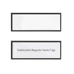 DIY Customized Wooden Sublimation Magnetic Name Tags Blanks For Photo Printing