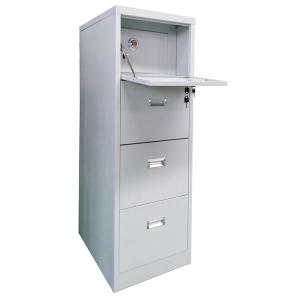 Quality Safety 4-Drawer Filing Cabinet Steel Drawer Cabinet For A4 File Holder And Valuable Belongings wholesale