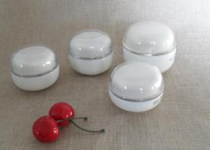 Quality OEM Round Fat Plastic Cap Empty Cosmetic Pots , 1 Oz 2 Oz Makeup Jars wholesale
