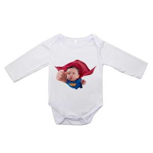 Quality Newborn Infant Long Sleeve Sublimation Onesie Blanks For Heat Transfer Printing wholesale