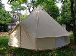 Custom Outdoor Canvas Tent , Heavy Duty Cotton Canvas Bell Tent