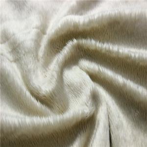 Quality Super Soft Velboa Soft Toy Making Fabric Short Pile Plush Fabric wholesale