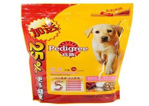 Quality Watertight Stand Up Zipper Bags Dog Treat Pouch Customizable Collapsible wholesale