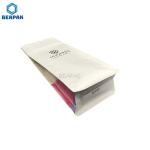 Customized Flat Bottom Aluminum Foil Zipper Coffee Pouch With Valve