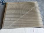 Customized Stainless Steel Welded Wedge Wire Screen For Gas / Solid Filtration