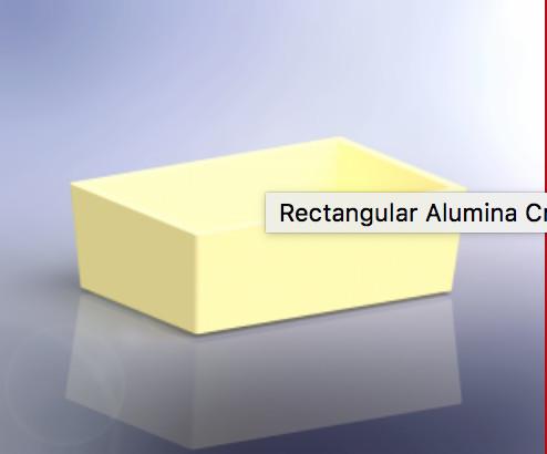 High Purity Alumina Crucibles For Metals Melting , Ceramic Powders Heat