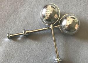 China Food Grade Ball Shape AISI 304 Stainless Steel Wire Mesh Material With Handle on sale