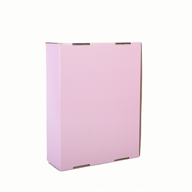 4C Offset Gift Packaging Boxes Pink 157gsm Paperboard CMYK For Clothes