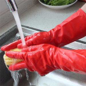 Quality XL Red Latex 45 G - 80 G Rubber Cleaning Gloves wholesale