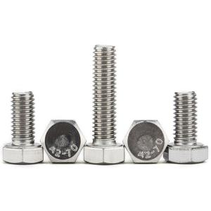 China SS 316 A4 Flagne Galvanized Hex Bolts High Strength Full Thread Common Bolt Heads on sale