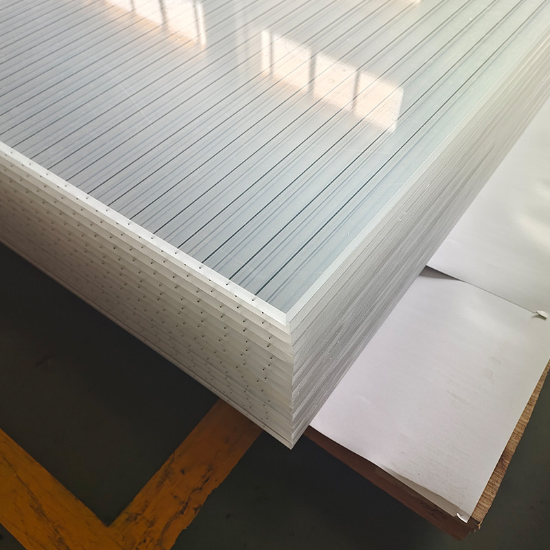 100% Mitsubishi MMA Acrylic Sheet Curved Sound Barrier Fence 12mm