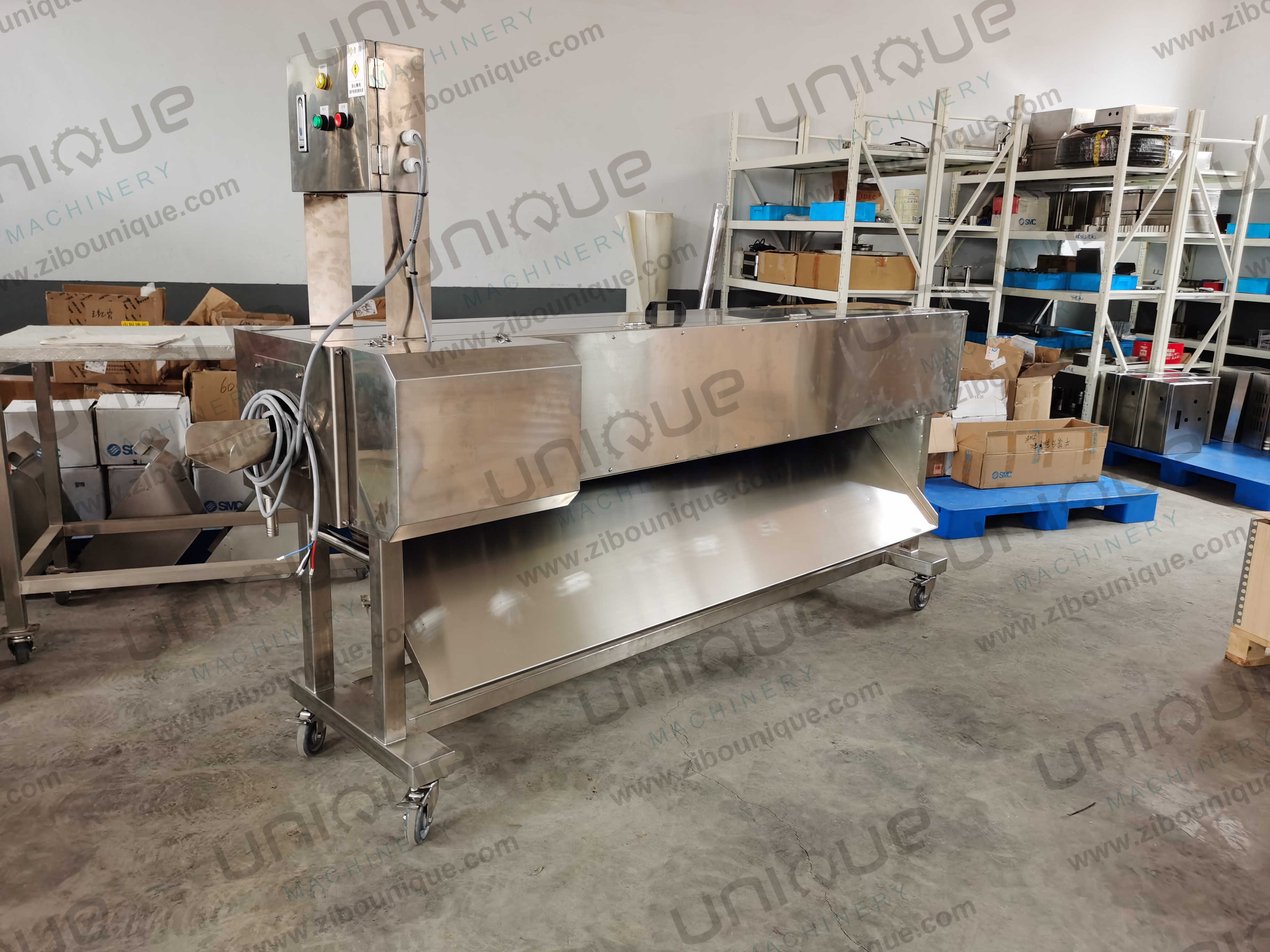 Powerful Stainless Steel 304 Mooli Peeler Machine for Kimchi Daikon Processing Needs