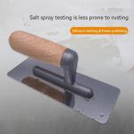 Manufacturers Concrete Hand Tools Wood Handle SQUARED Trowel for Stucco Venetian