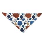 Washable Personalized Pet Bandana Adjustable Custom Dog Scarf Bandana