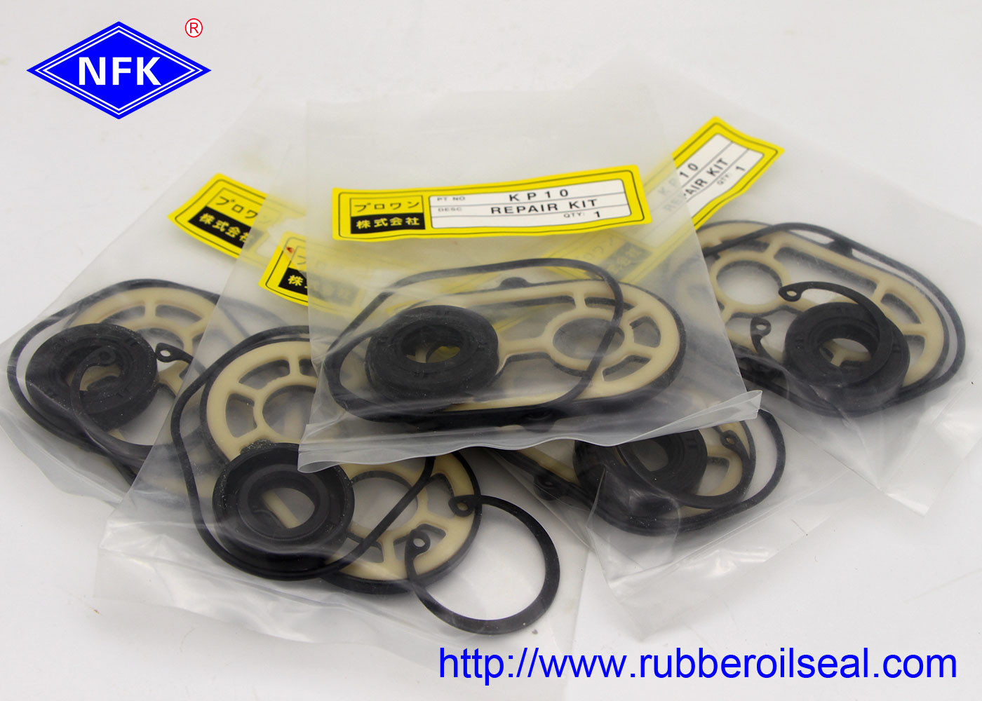 Taiwan Pro-One Excavator Hydraulic Pump Parts KP10 Gear Pump Seal Kit