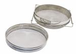 Double SS Strainer The Top Strainer Bottom is flat Common Quality Honey Strainer