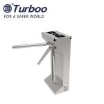 Commercial Access Control Waist High Turnstile Semi - Auto Waterproof Stable