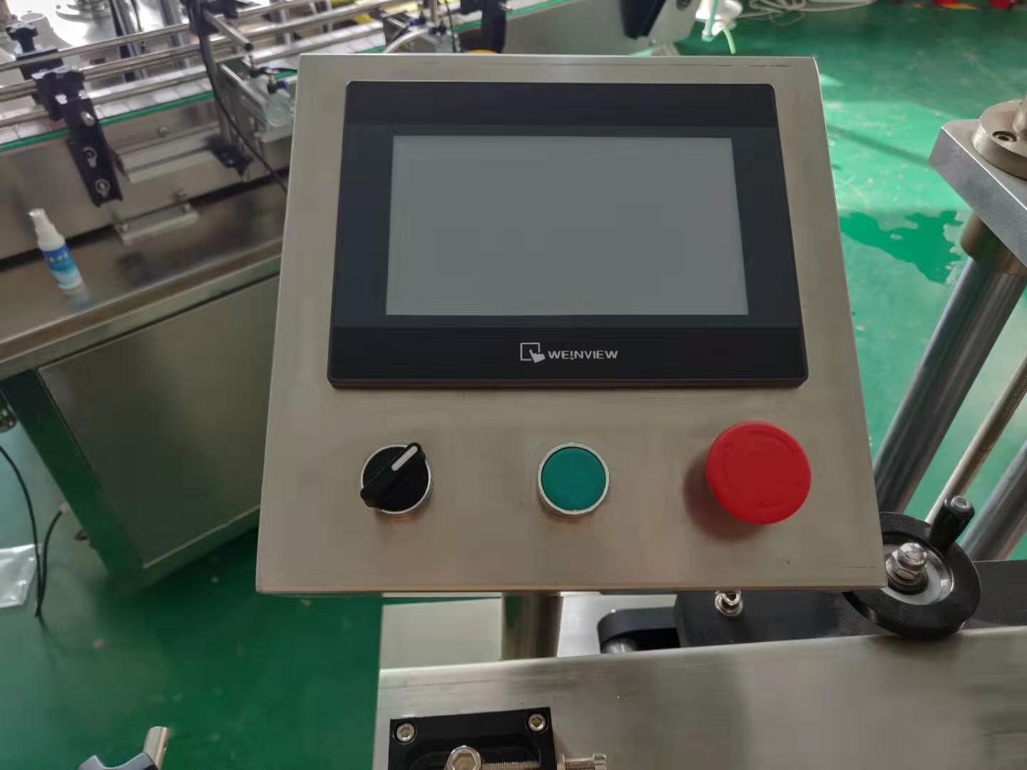Automatic Plastic Cap Screw Capping Machines For Plastic Bottle Spray Pump