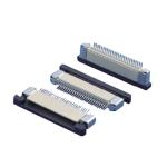 Horizontal Type FFC FPC Cable Connector Ecru LCP Tube 50 PIN