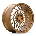 Professional custom alloy chrome 5x100 gold 18 24 inch rims gold colored car